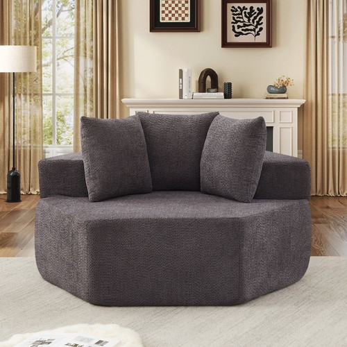 Black chenille oversized - 54",